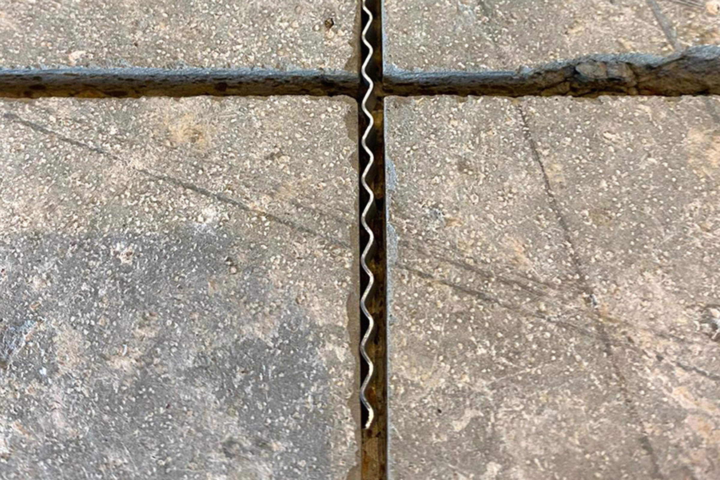 Repairing cracks on an industrial concrete floor
