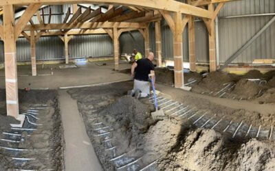 Underfloor heating screed – Residential – Kent – 125㎡