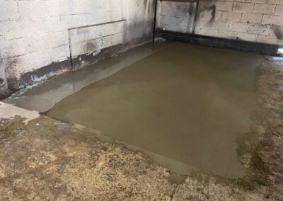 Floor repairs at a factory in finedon, northamptonshire