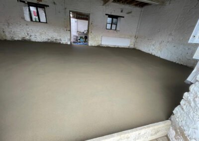 Finished fast drying screed at kennels & cattery – bozeat, northamptonshire