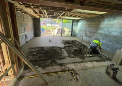 Traditional screed – Large extension – Northampton – 37㎡