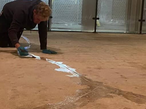 Screed crack repair – Northamptonshire