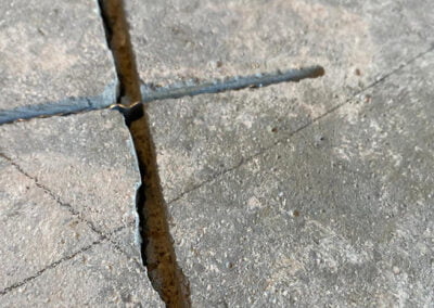 Deep crack repair
