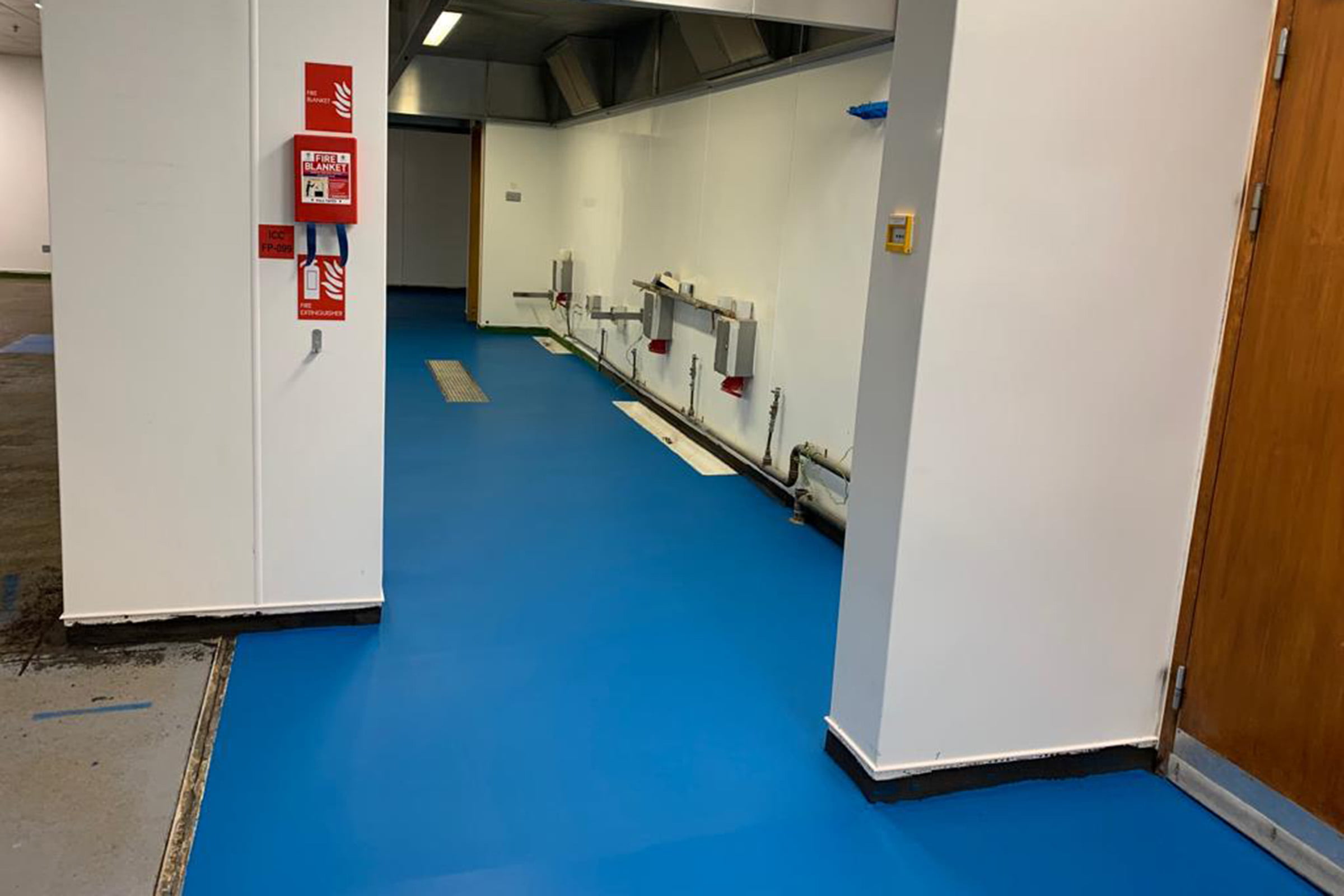 Polyurethane resin flooring in a hygienic / clean room environment
