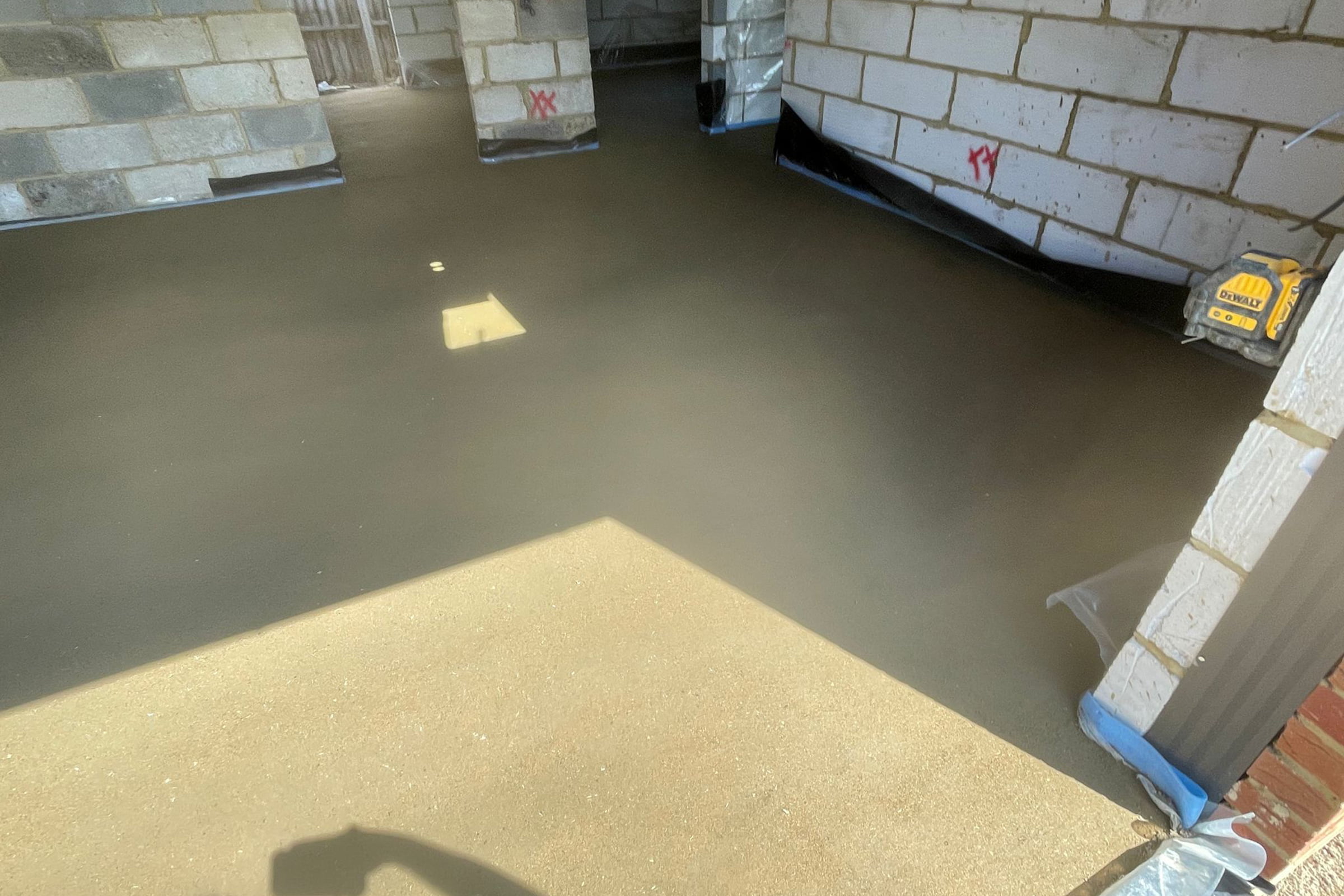 Finished floor screed in Desborough