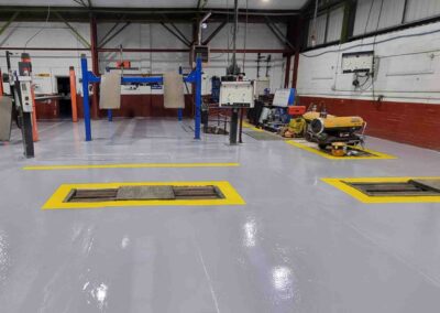 Epoxy resin garage floor – Northampton