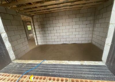 Finished underfloor heating screed in kettering