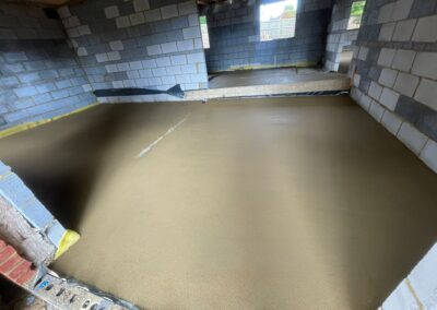Finished underfloor heating screed in northamptonshire