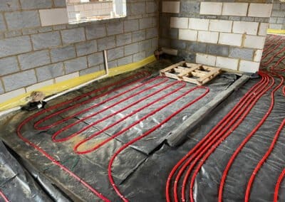 An underfloor heating installation in northamptonshire