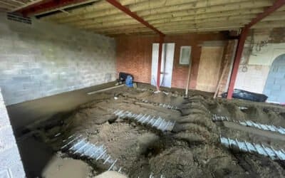 Traditional floor screed Corby – 65m²