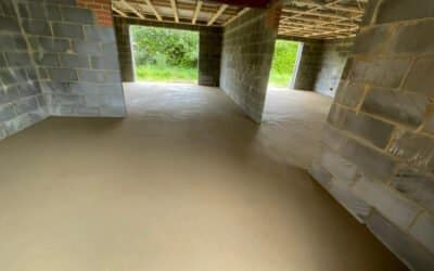 Floor screeding – New build – Earls Barton