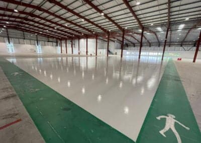 Epoxy resin warehouse flooring, 1400㎡ – Bedford