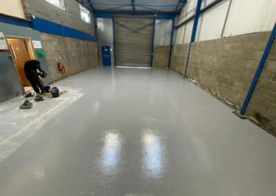 Epoxy resin coating and floor preparation, 100㎡ – Northampton