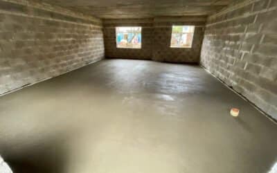 Traditional floor screed Wellingborough – Castle Mews, Wellingborough – 40m²