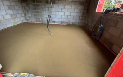 Floor screed for new builds – Stow Longa, Cambridgeshire – 150㎡