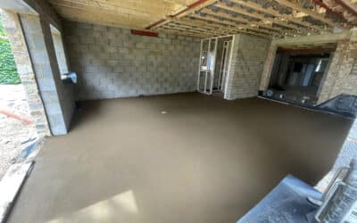 Floor screeding Olney – New build property in Buckinghamshire