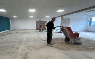 Industrial floor preparation at Brackmills in Northampton 200㎡