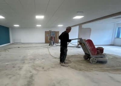 Industrial floor preparation at Brackmills in Northampton 200㎡