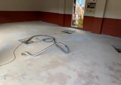 Garage floor preparation in Stony Stratford