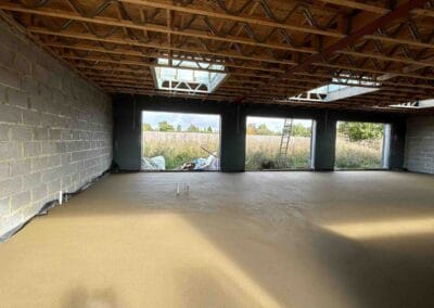 Finished underfloor heating screed in bedford