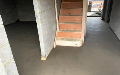 Floor screeding for Francis Jackson Homes in Rugby – 90㎡