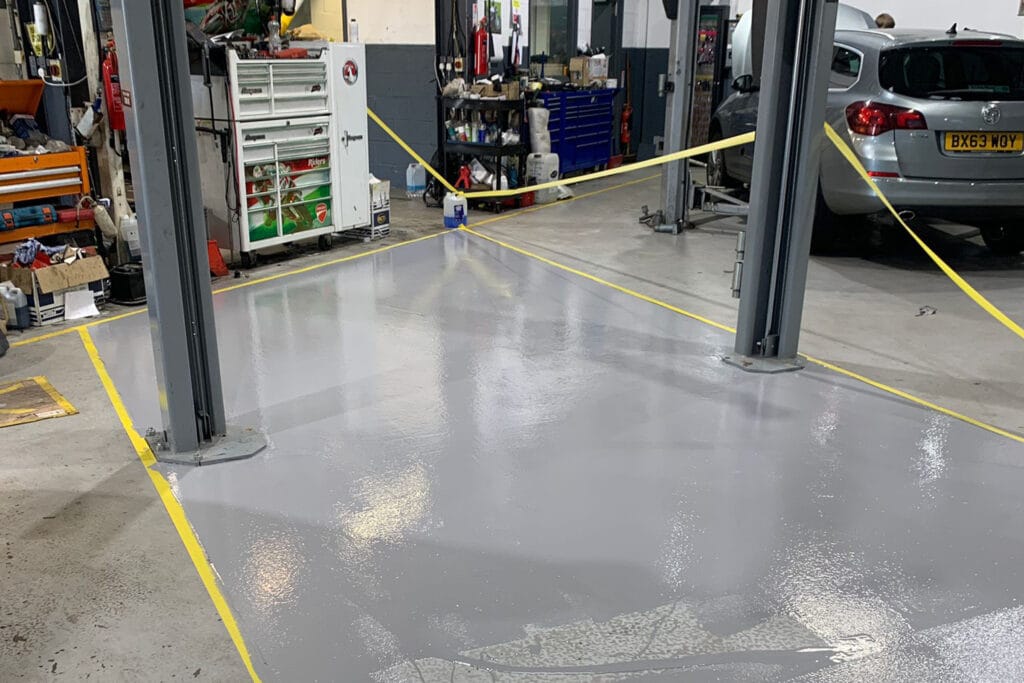 Epoxy resin floor repairs in wellingborough