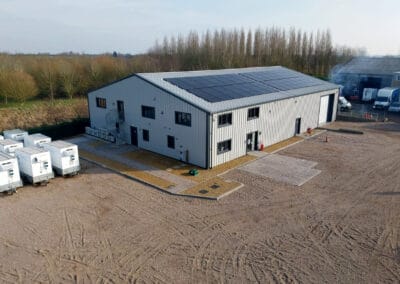 Resin coating at a warehouse in Bolnhurst, Bedfordhsire – 450㎡