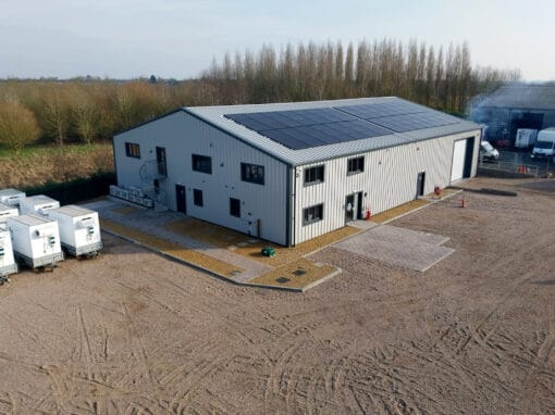 Resin coating at a warehouse in Bolnhurst, Bedfordhsire – 450㎡