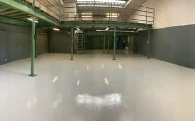 Epoxy resin high build coating, Industrial unit in Kettering – 200㎡