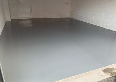 Epoxy resin coating – Double garage – Leicester
