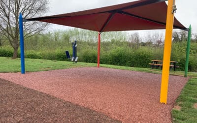 Wet pour rubber mulch – Moulton Primary School, Northampton – 100㎡