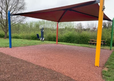 Wet pour rubber mulch – Moulton Primary School, Northampton – 100㎡