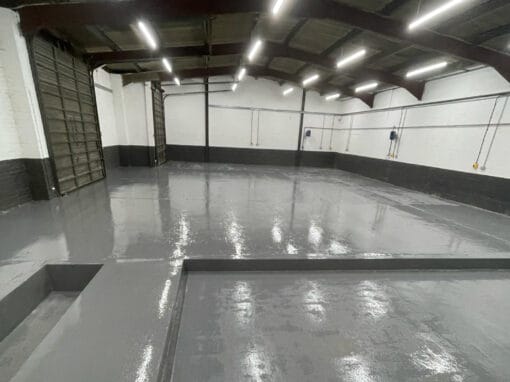 Epoxy resin warehouse flooring – Leighton Buzzard