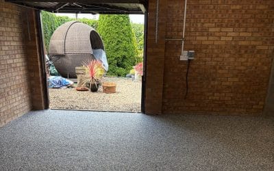 Epoxy flake – Double garage – Towcester