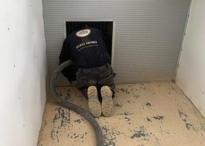Floor preparation and repair at a kennels in Northamptonshire