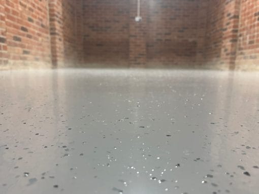 Epoxy resin flake – Double garage – Rugby