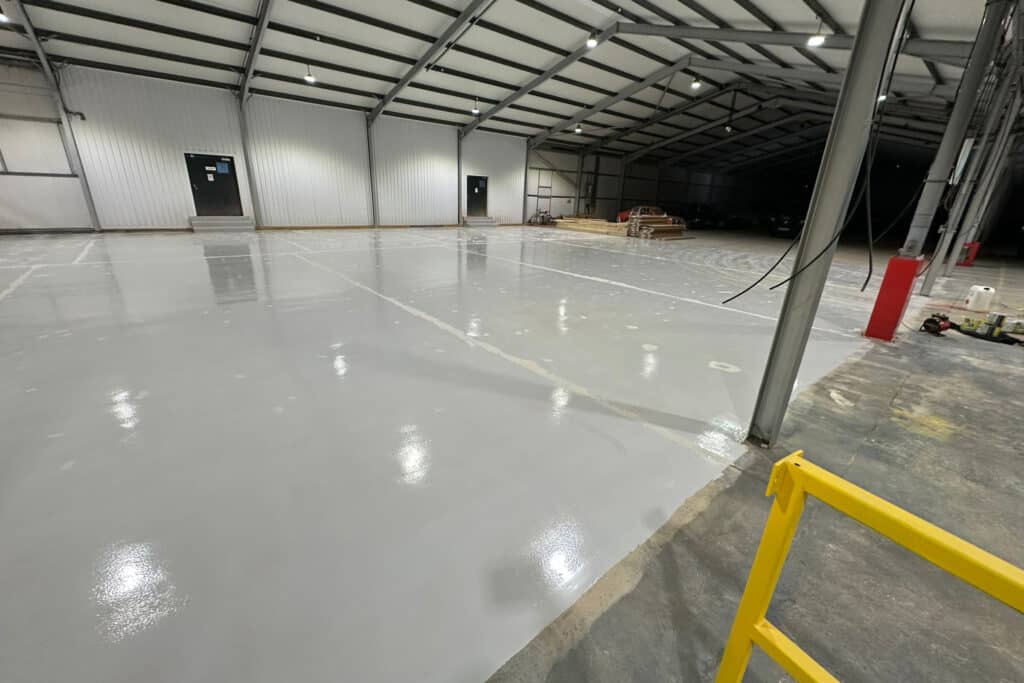 Commercial resin flooring