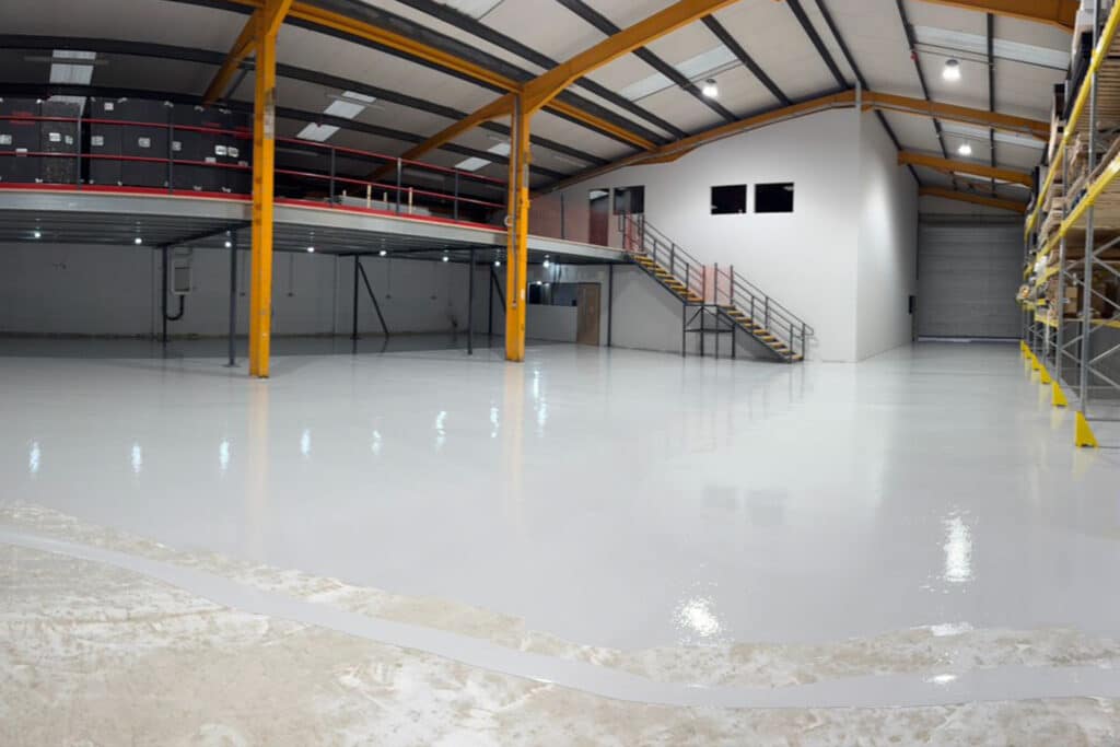 Industrial resin flooring