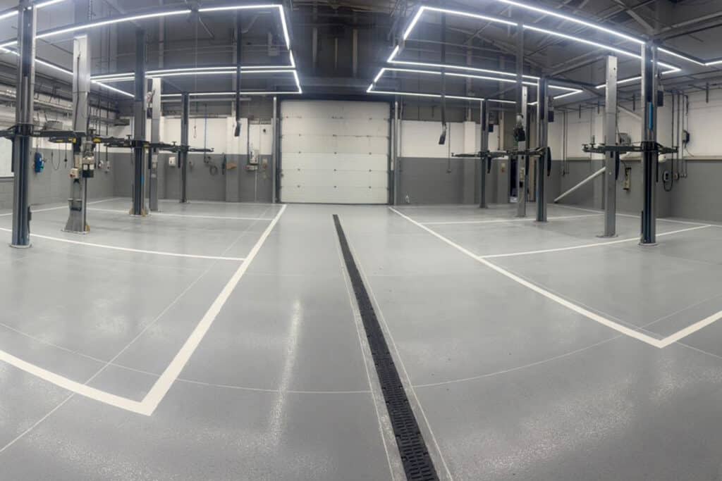 Automotive-flooring Commercial garage flooring
