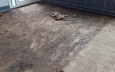 Bitumen removal at a school in York