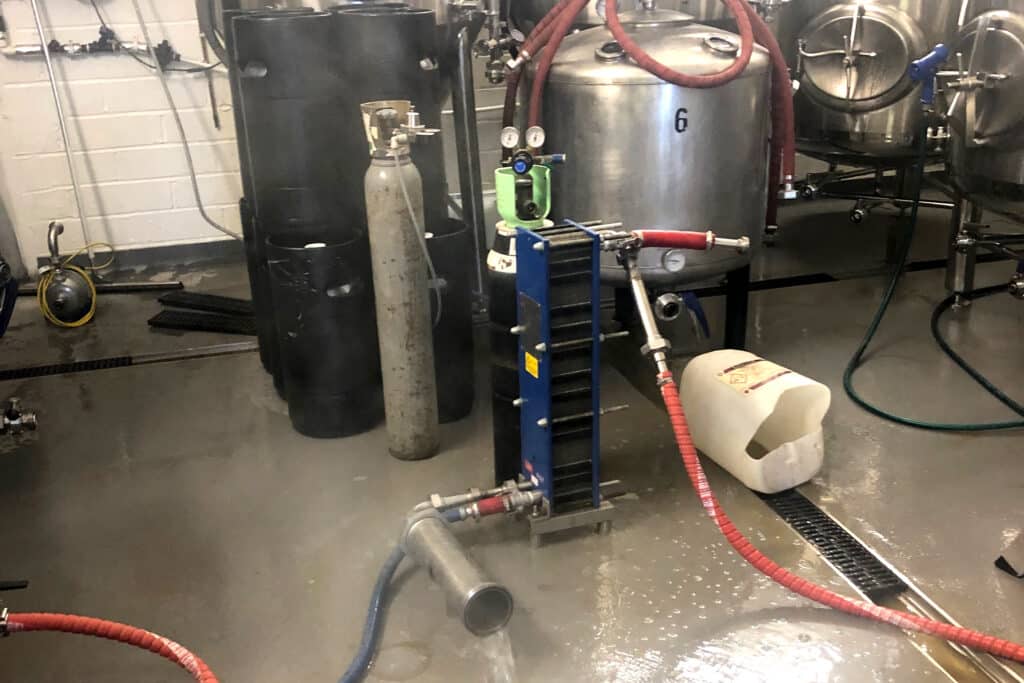 Brewery epoxy flooring