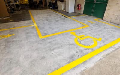 Line marking in Wellingborough and Kettering